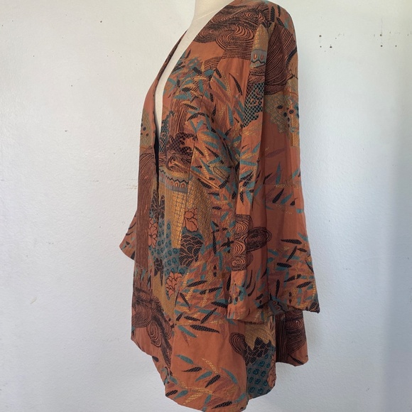 Love Apples by Stephanie Santa Fe Womens Jacket Small Designer Hand Crafted Open - Picture 6 of 13